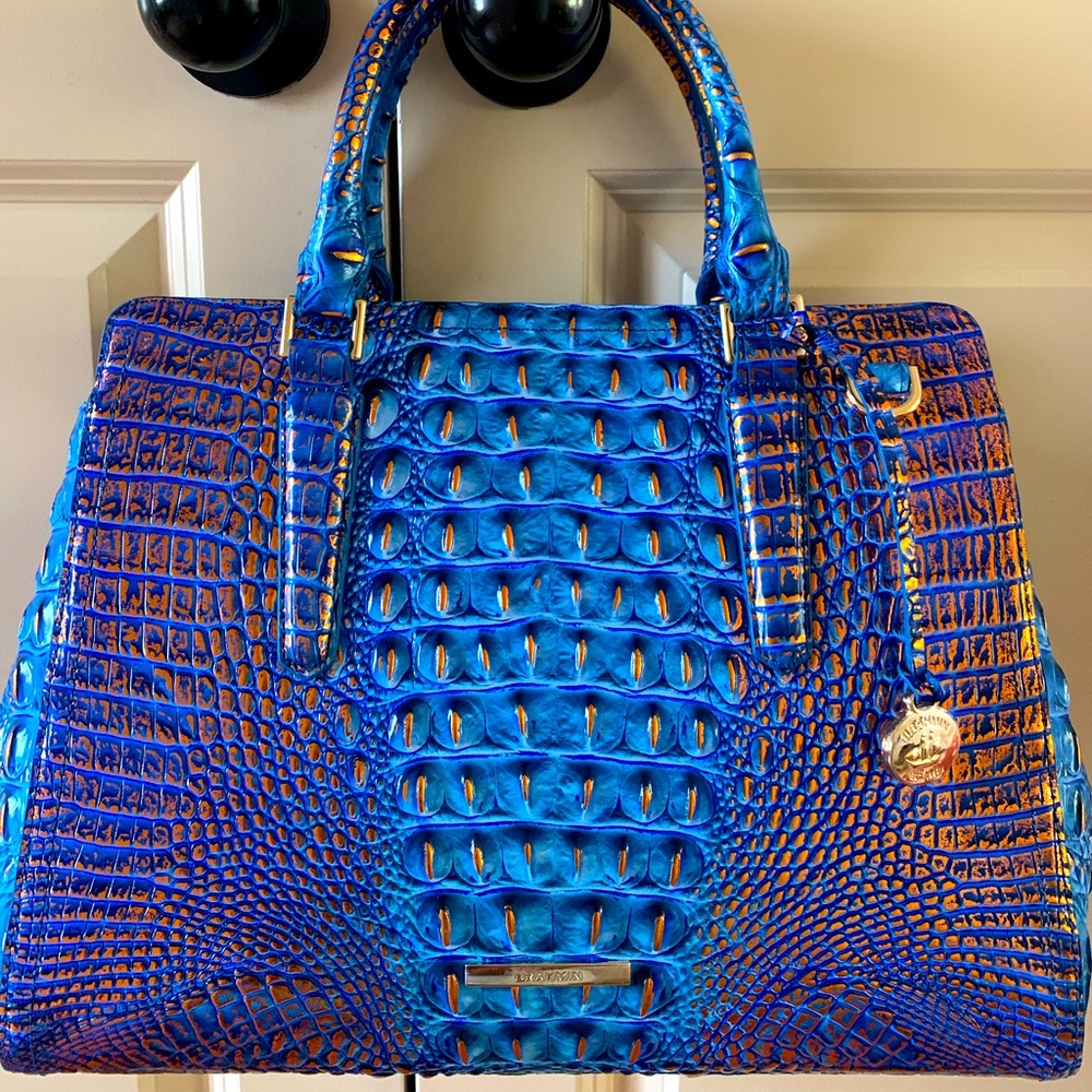 Brahmin Deep Azure Small Finley